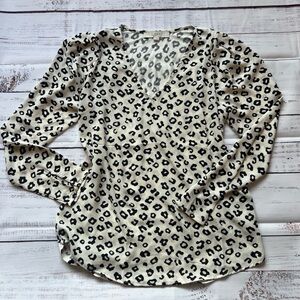 Women’s LOFT Animal Print Blouse